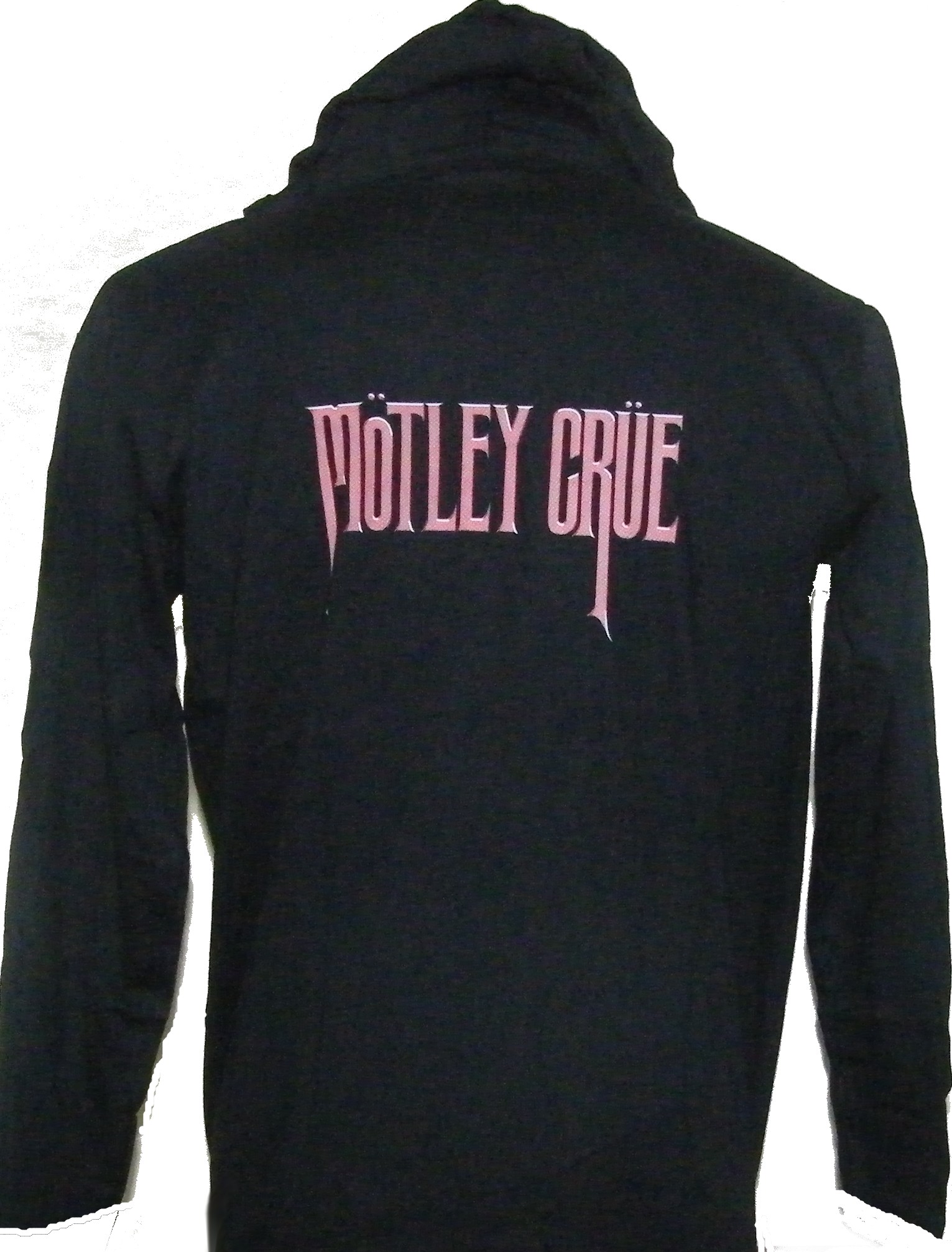 Motley Crue long-sleeved t-shirt w/hoodie Too Fast For Love size M ...