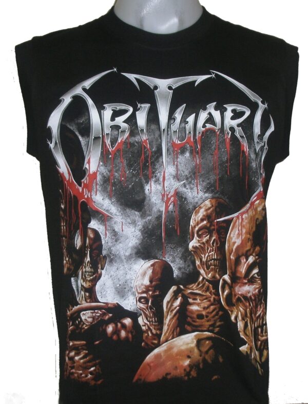Obituary sleeveless t-shirt Back from the Dead size XL