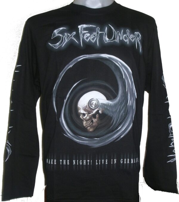 Six Feet Under long-sleeved t-shirt Wake the Night! size XXXL