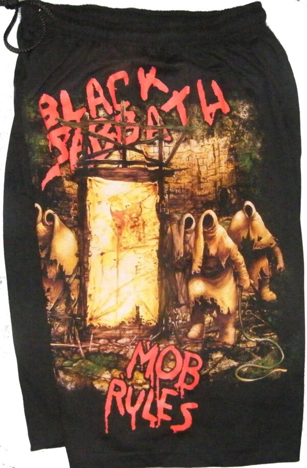 Black Sabbath shorts Mob Rules