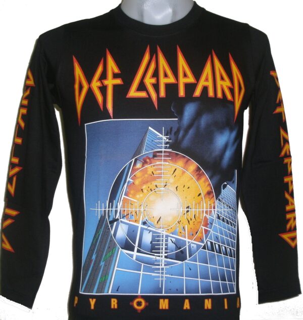 Def Leppard long-sleeved t-shirt Pyromania size XXL