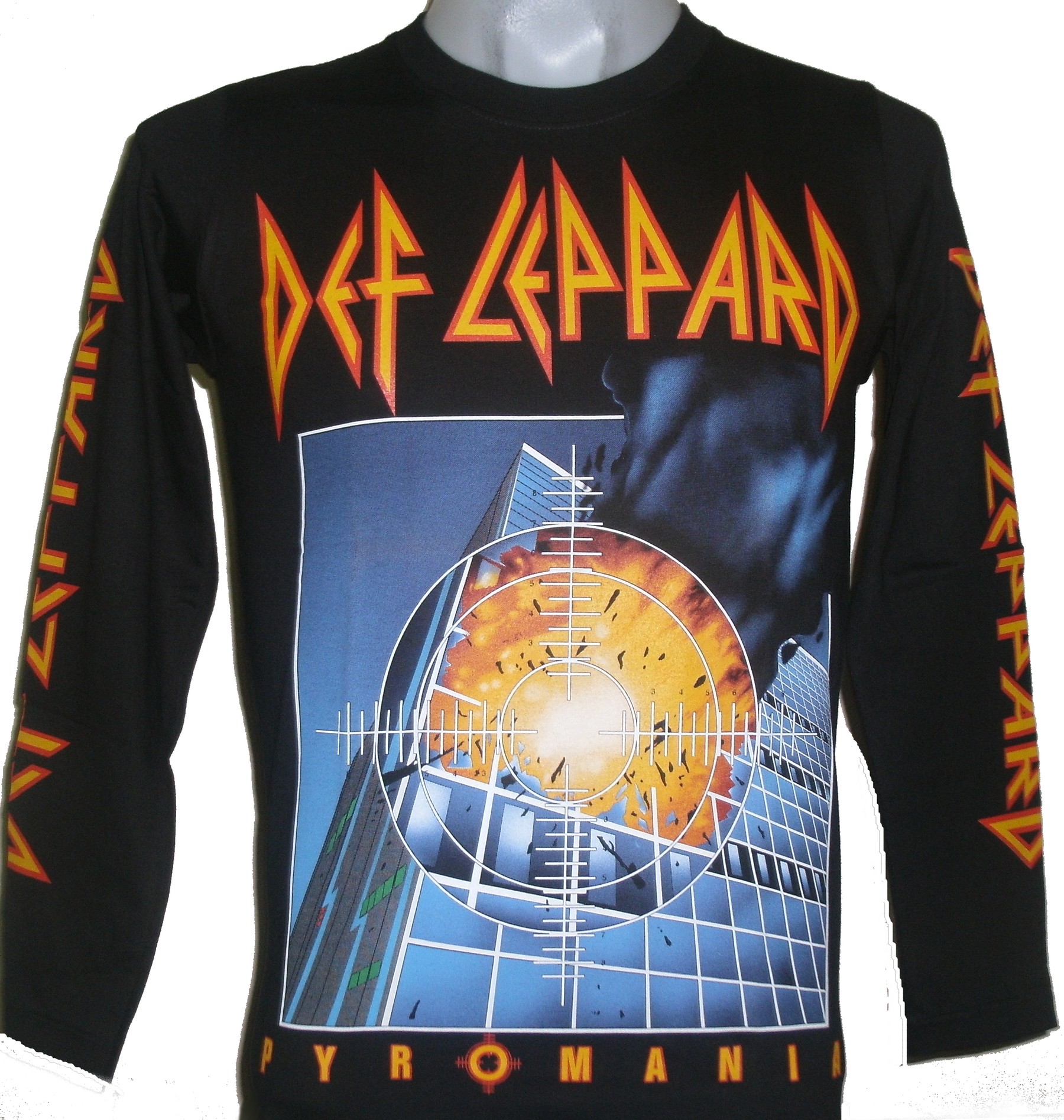 Def Leppard long-sleeved t-shirt Pyromania size XL