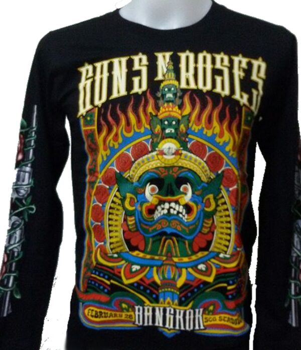 Guns `n` Roses long-sleeved t-shirt Bangkok size S