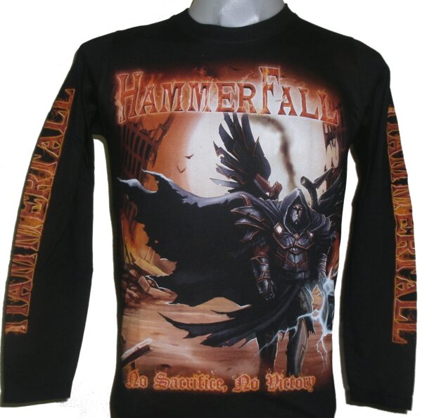 HammerFall long-sleeved t-shirt No Sacrifice, No Victory size XXL