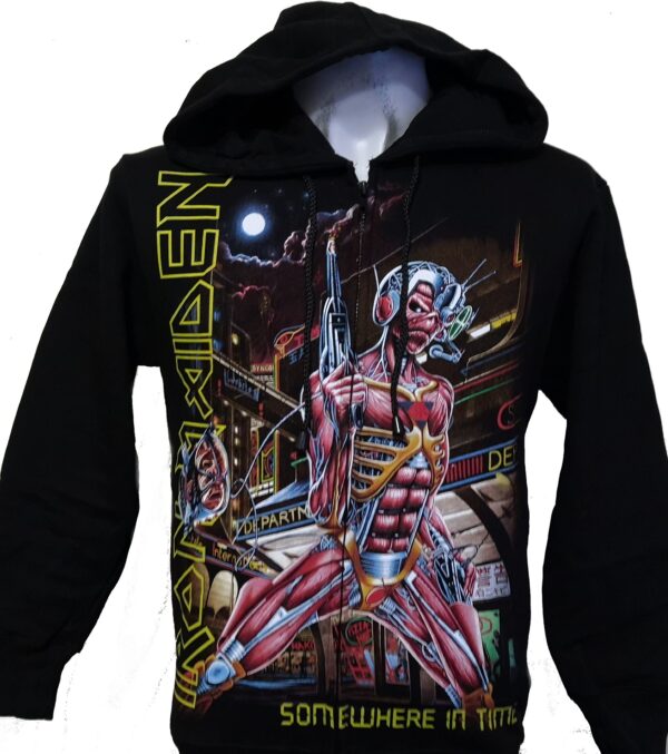 Iron Maiden hoodie/jacket Somewhere in Time size XXL