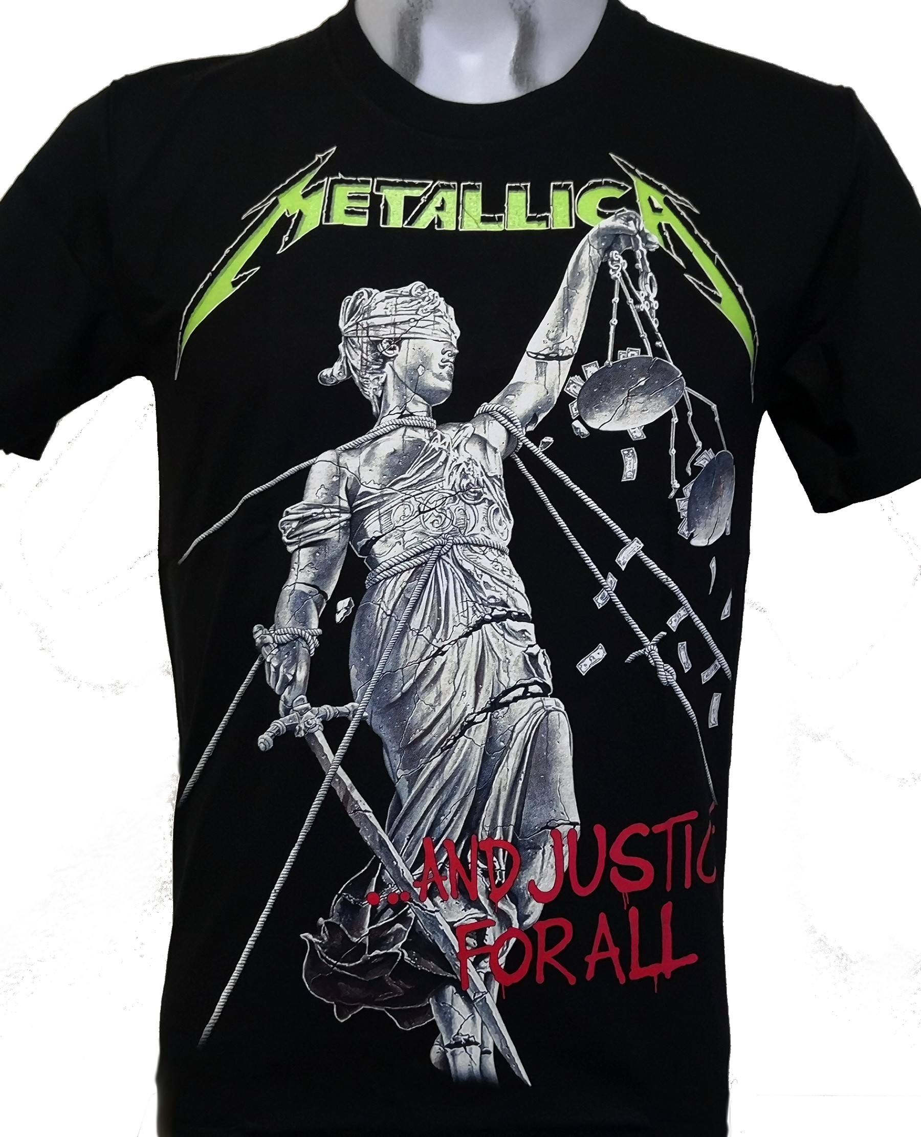 metallica shirt and justice for all