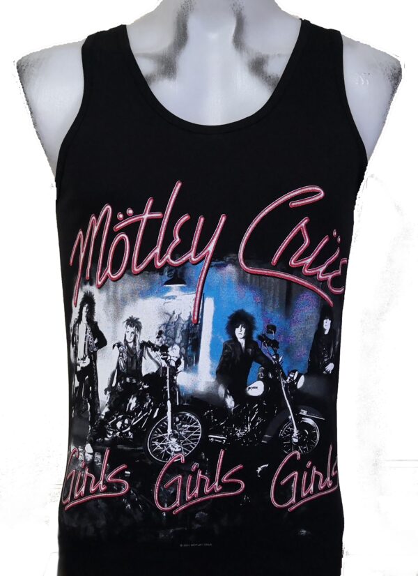 Mötley Crüe tank top Girls Girls Girls size M