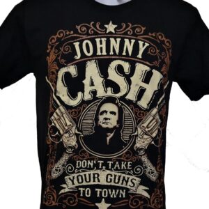 Johnny Cash t-shirt Don`t Take Your Guns to Town size M