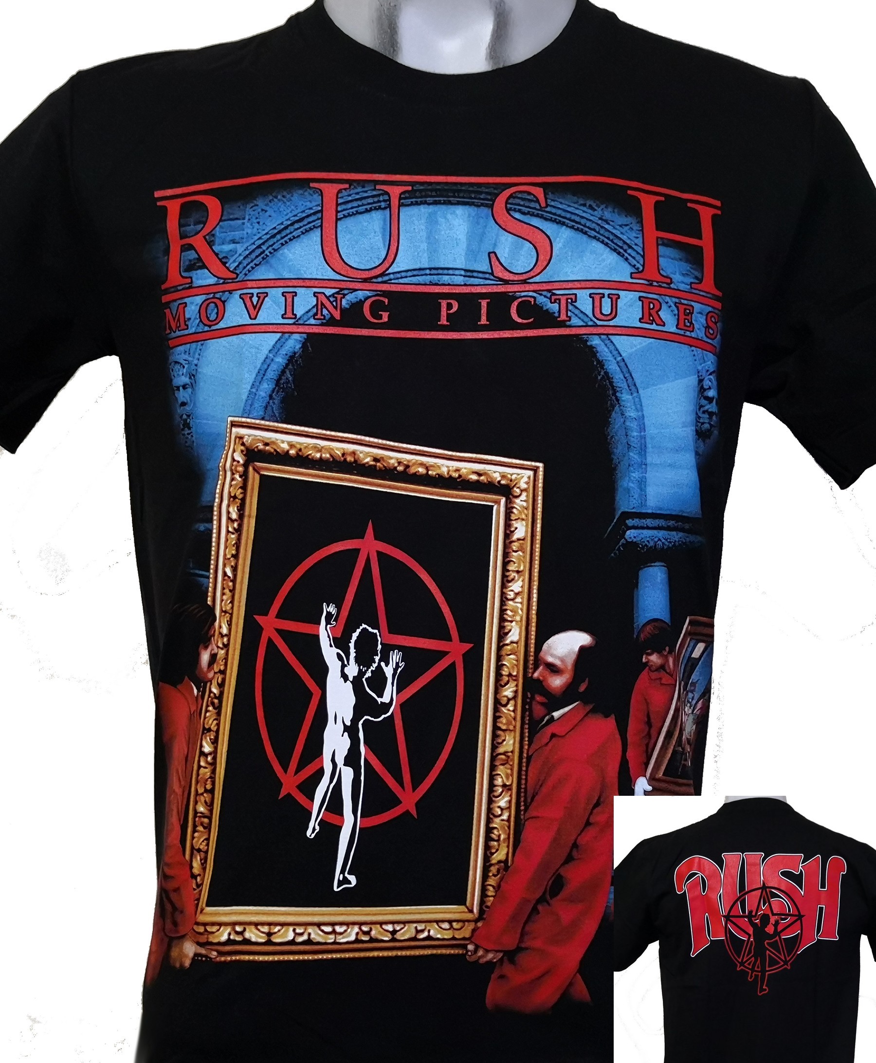 New Official Rush Moving Pictures T-Shirt Rock Band Tour Merch Geddy Le S to 2XL 