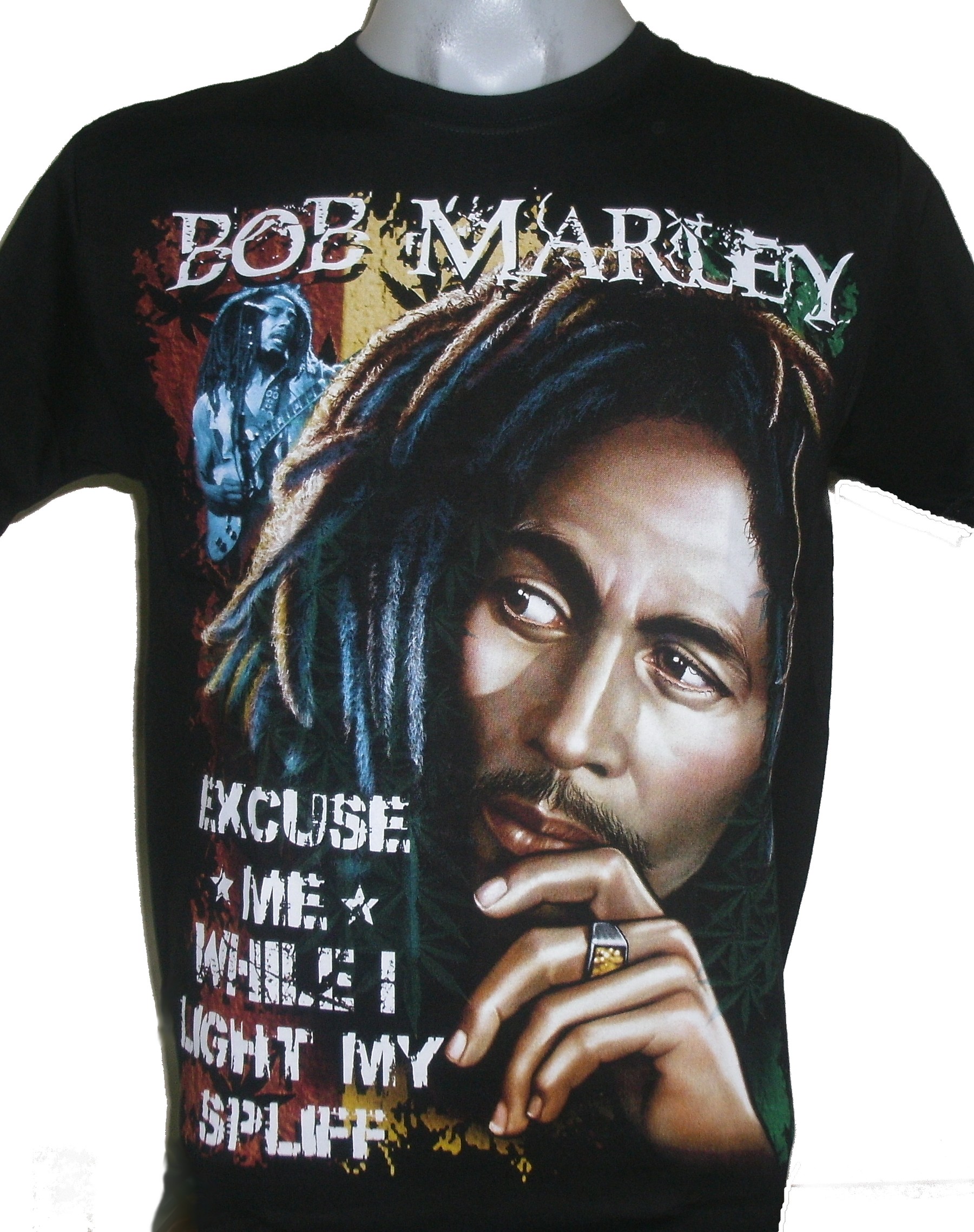 fingeraftryk Glimte Tyr Bob Marley t-shirt size XXL – RoxxBKK