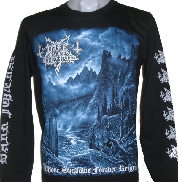 Dark Funeral long-sleeved t-shirt Where Shadows Forever Reign size M