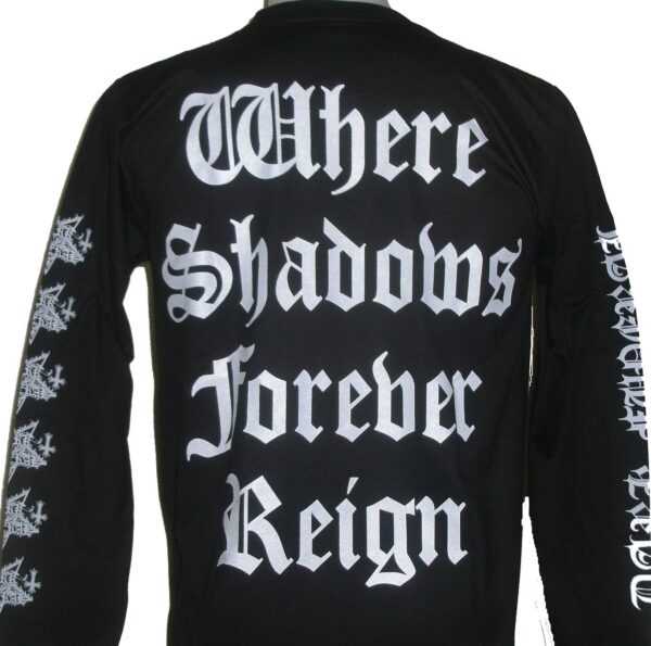 Dark Funeral long-sleeved t-shirt Where Shadows Forever Reign size M - Image 2