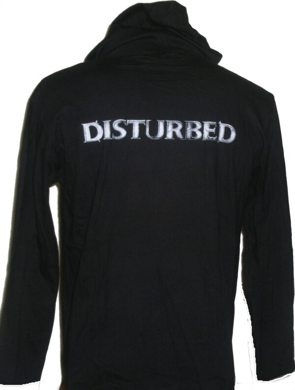 Disturbed long-sleeved t-shirt w/hoodie Asylum size L - Image 2