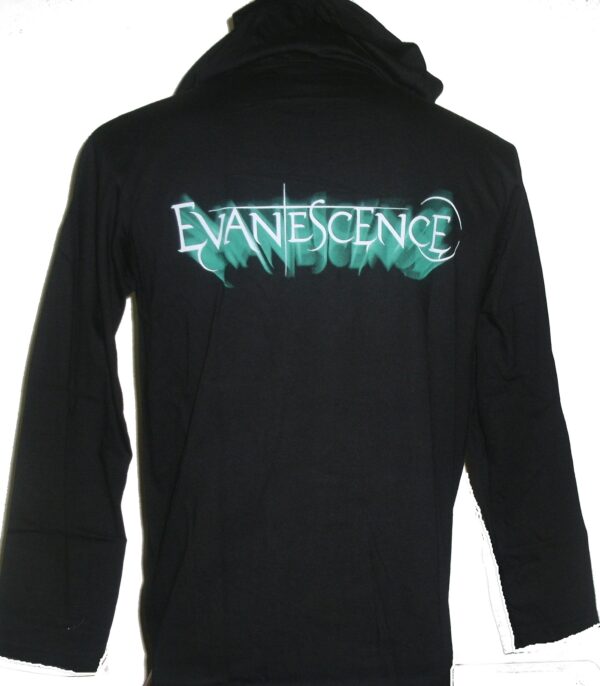 Evanescence long-sleeved t-shirt w/hoodie size L - Image 2