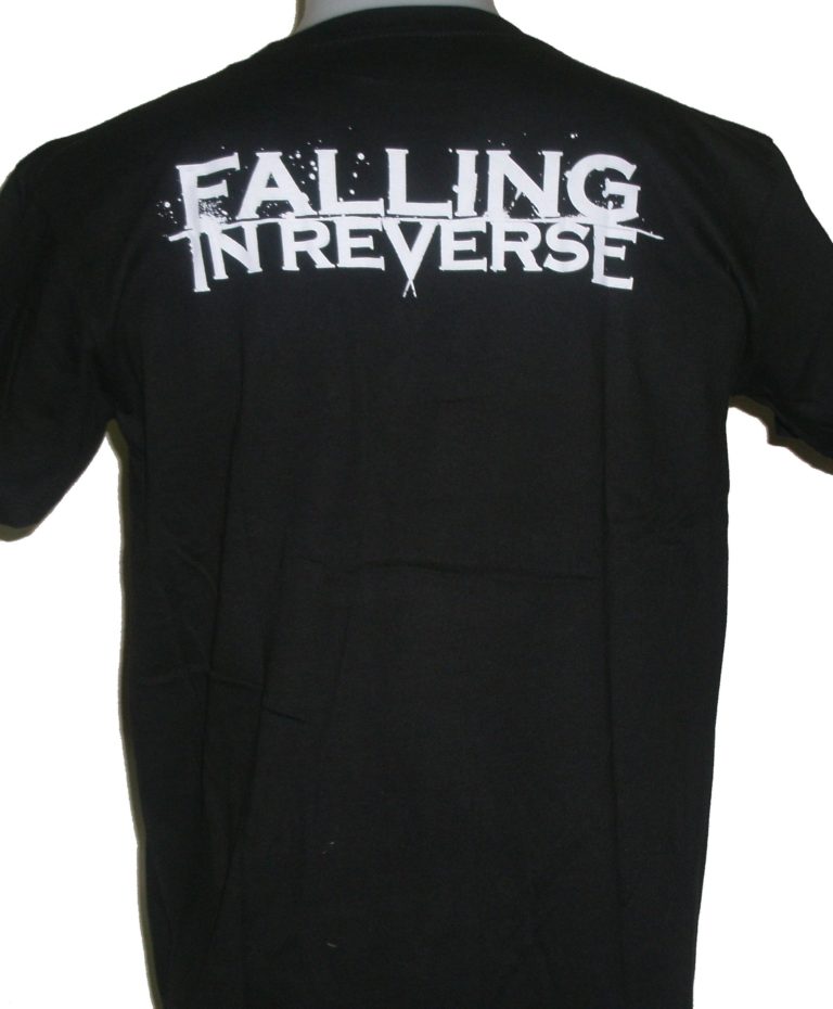 Falling In Reverse T-Shirt Uomo "Fashionably Late": Album Ufficiale, Cotone, Manica Corta, Nero, Taglia XX-Large. Perfetta Per I Fan Del Gruppo Post-hardcore.