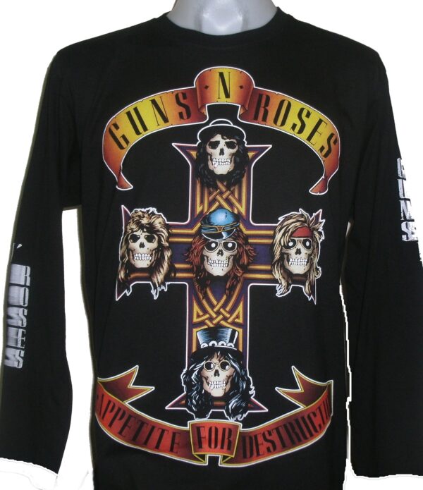 Guns `n` Roses long-sleeved t-shirt Appetite for Destruction size M