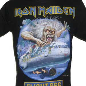 Iron Maiden t-shirt Flight 666 size L