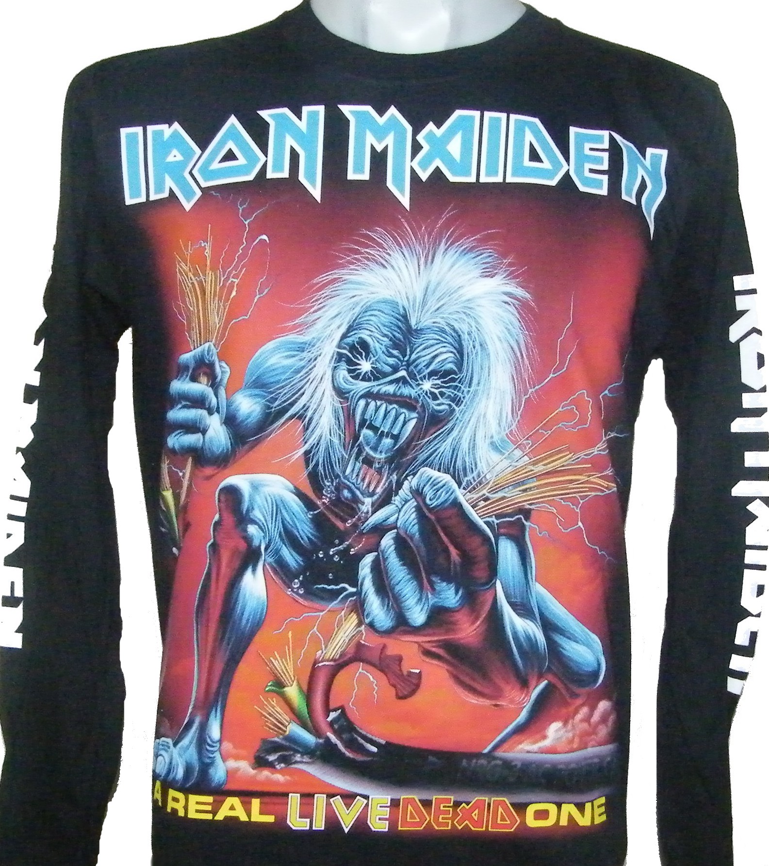 Iron Maiden long-sleeved t-shirt A Real Live Dead One size L