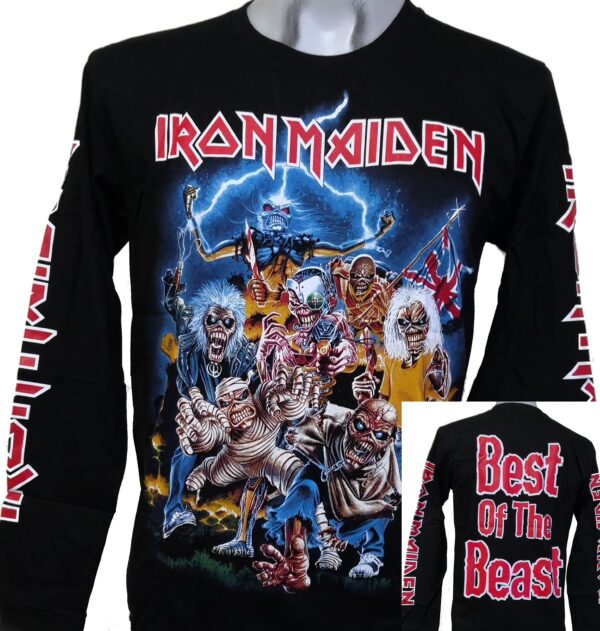 Iron Maiden long-sleeved t-shirt Best of the Beast size XXL