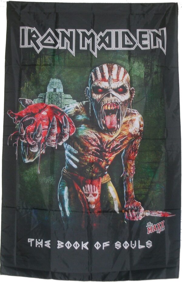 Iron Maiden poster flag The Book of Souls