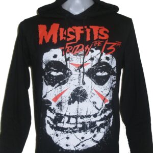 Misfits long-sleeved t-shirt w/hoodie Friday the 13th size M