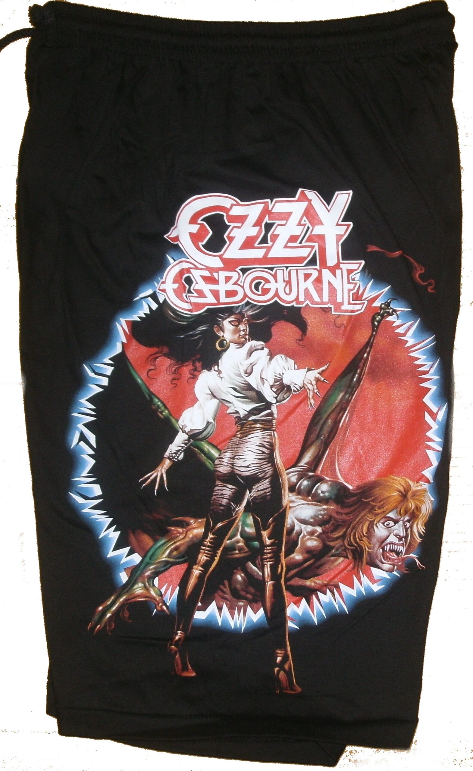 Ozzy Osbourne shorts The Ultimate Sin