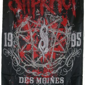 Slipknot poster flag Des Moines Iowa