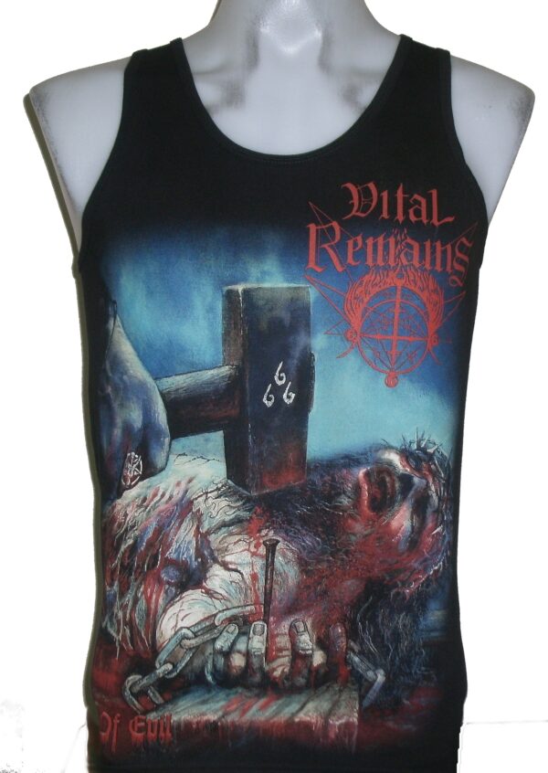 Vital Remains tank top Icons of Evil size XL