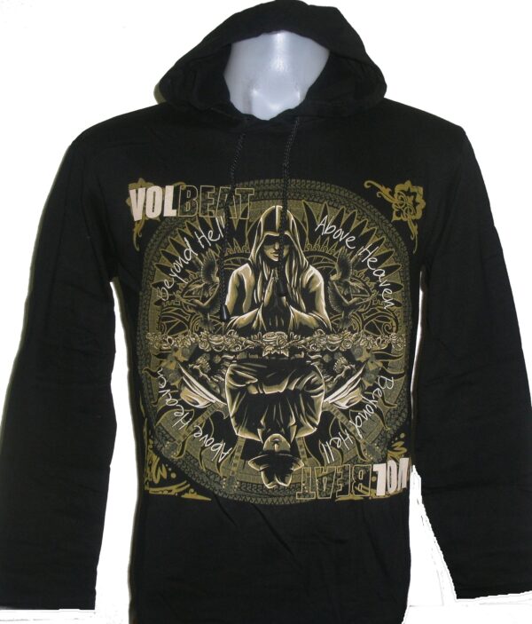 Volbeat long-sleeved t-shirt w/hoodie Beyond Hell/Above Heaven size L