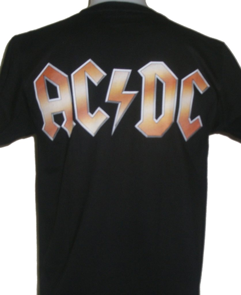 AC/DC t-shirt Iron Man 2 size L