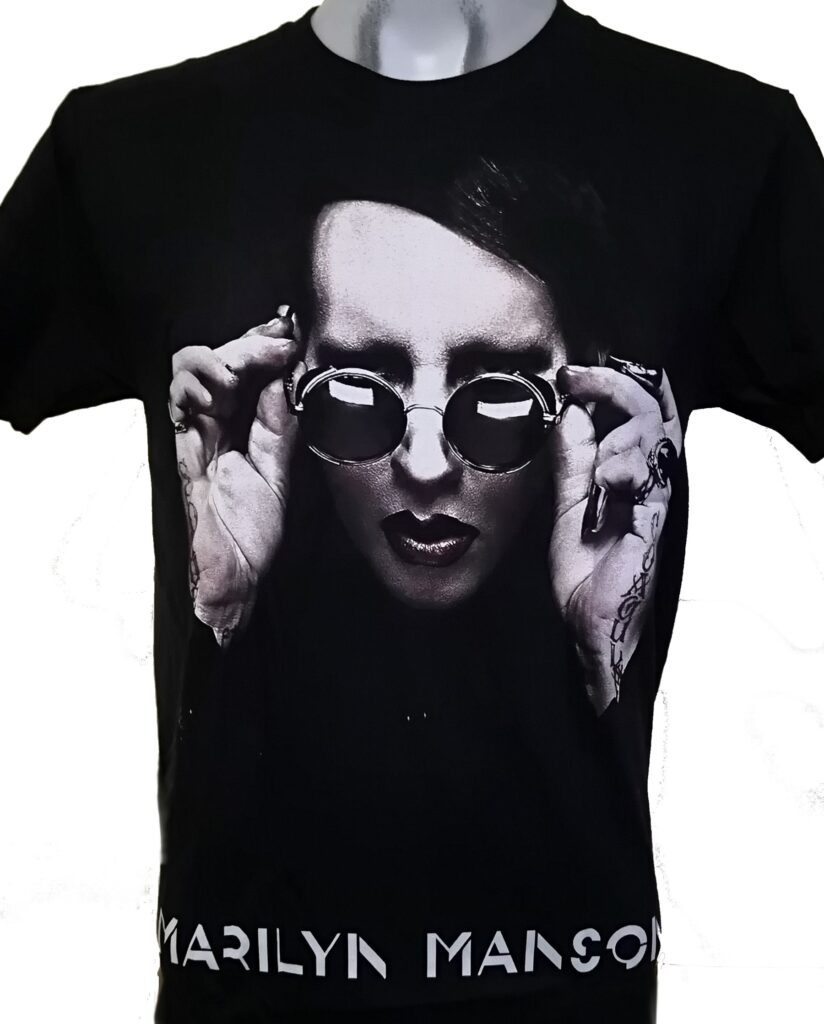 希少 XL〜 00´s Marilyn Manson Tシャツ 両面プリント 日本正規品