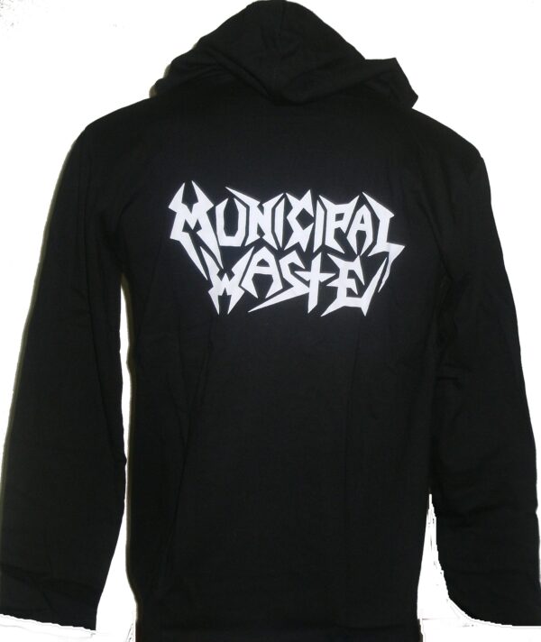 Municipal Waste long-sleeved t-shirt w/hoodie size M - Image 2