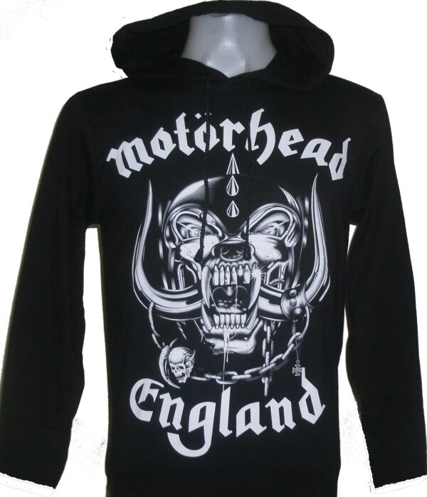 Motorhead long-sleeved t-shirt w/hoodie England size M