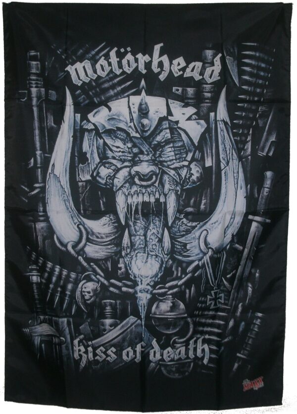 Motorhead poster flag Kiss of Death