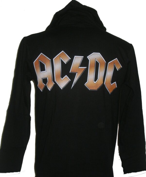 AC/DC long-sleeved t-shirt w/hoodie Black Ice size S - Image 2