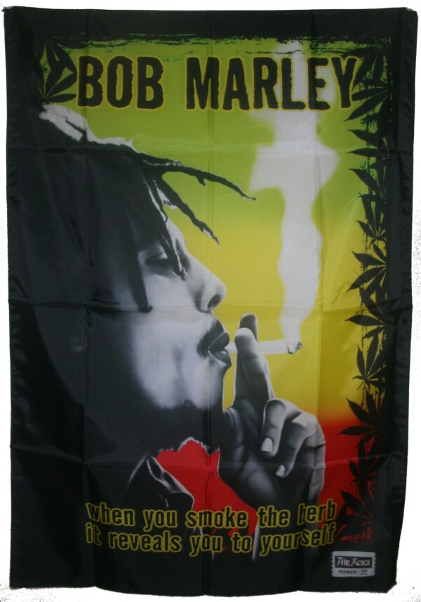 Bob Marley large poster flag