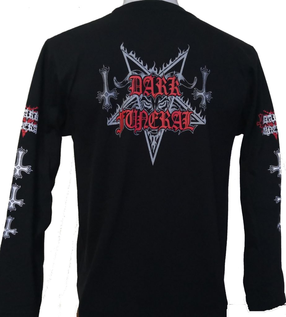 black funeral shirt