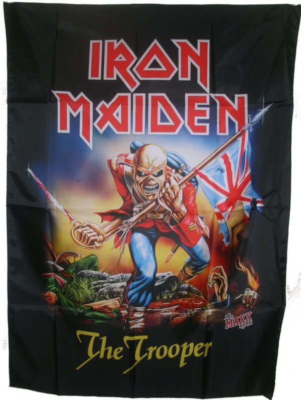 Iron Maiden poster flag The Trooper