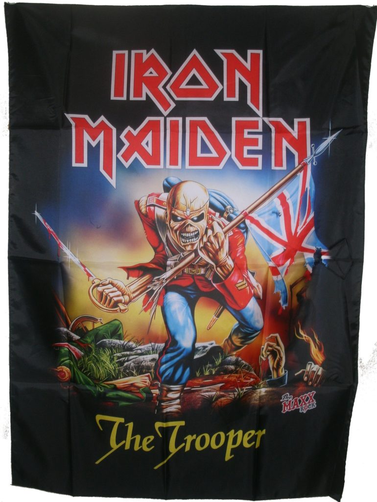 Iron Maiden large poster flag The Trooper – RoxxBKK