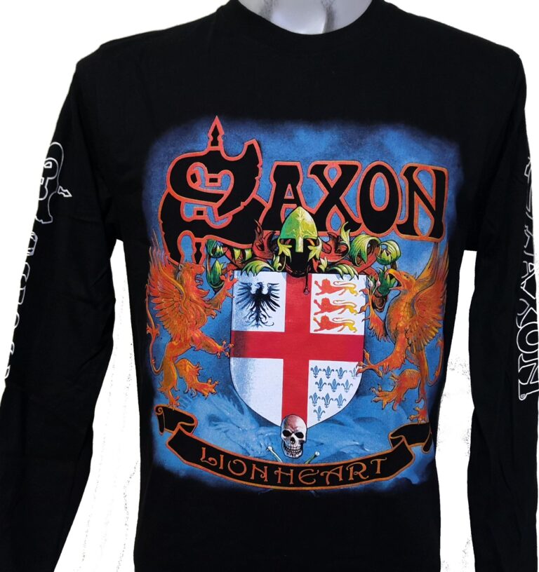 Saxon long-sleeved t-shirt Lionheart size XXL