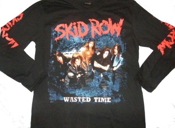 Skid Row long-sleeved t-shirt Wasted Time size L