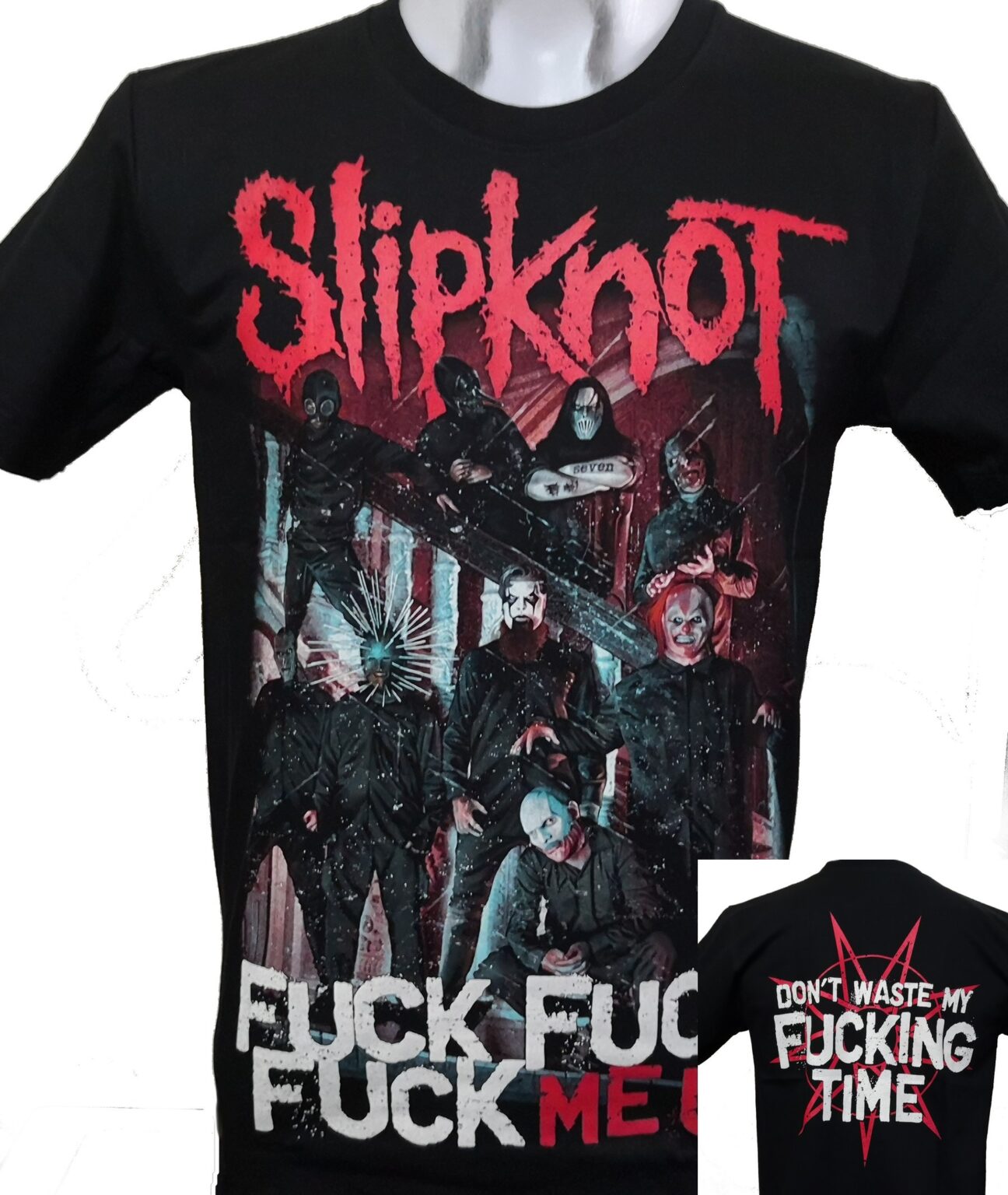 Slipknot T Shirt Fuck Fuck Fuck Me Up Size Xl Roxxbkk 8785