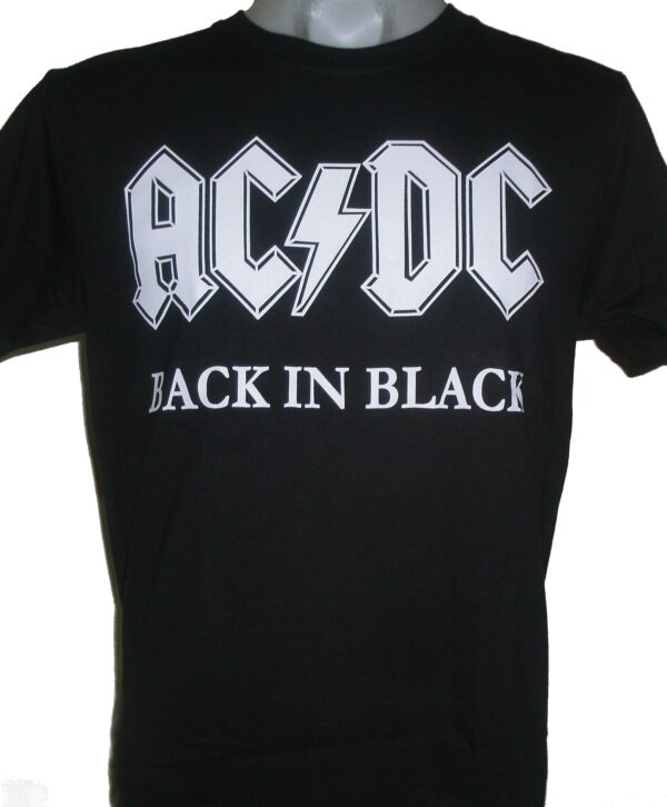 AC/DC t-shirt Back in Black size M