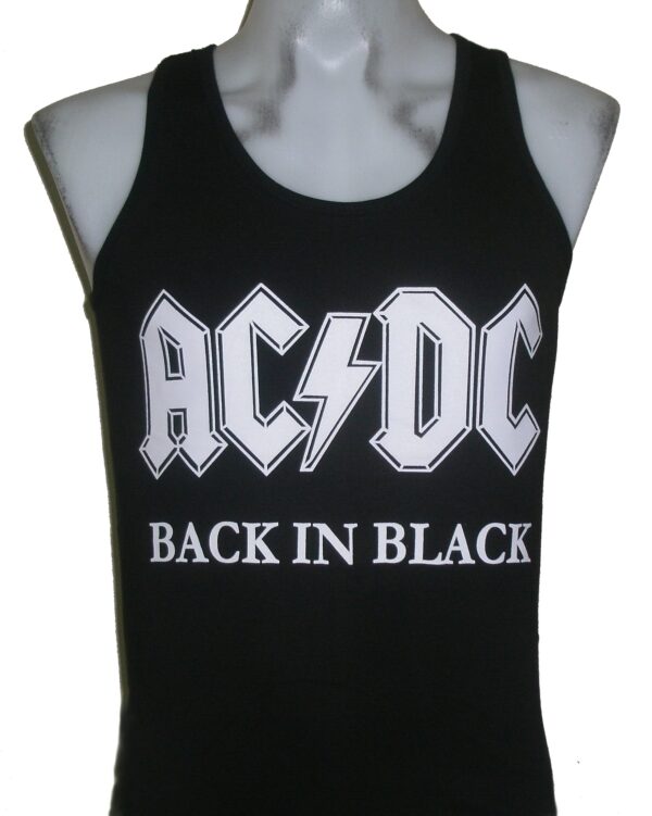 AC/DC tank top Back in Black size M