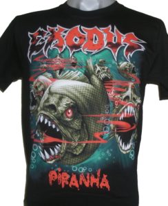 exodus piranha t shirt