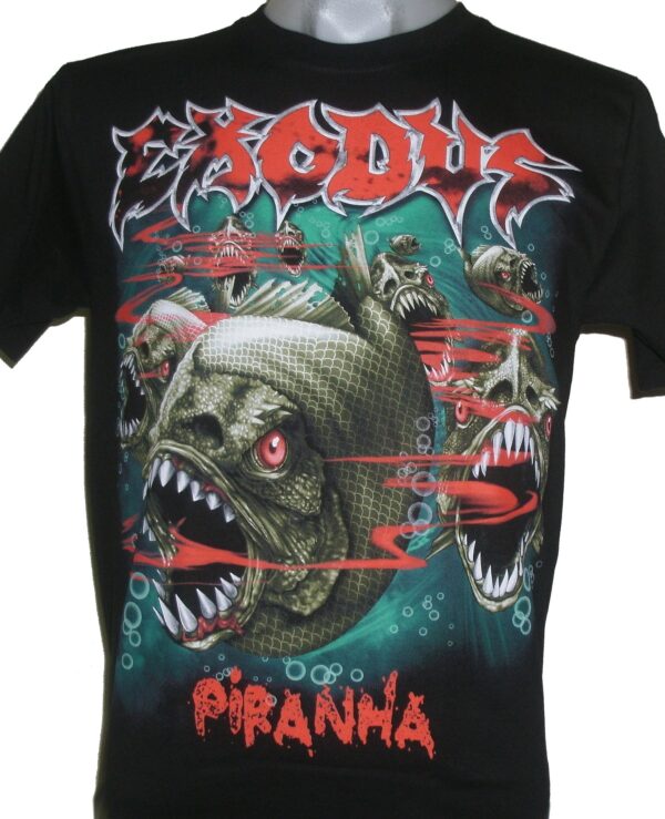 Exodus t-shirt Piranha size S