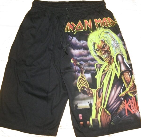 Iron Maiden shorts Killers