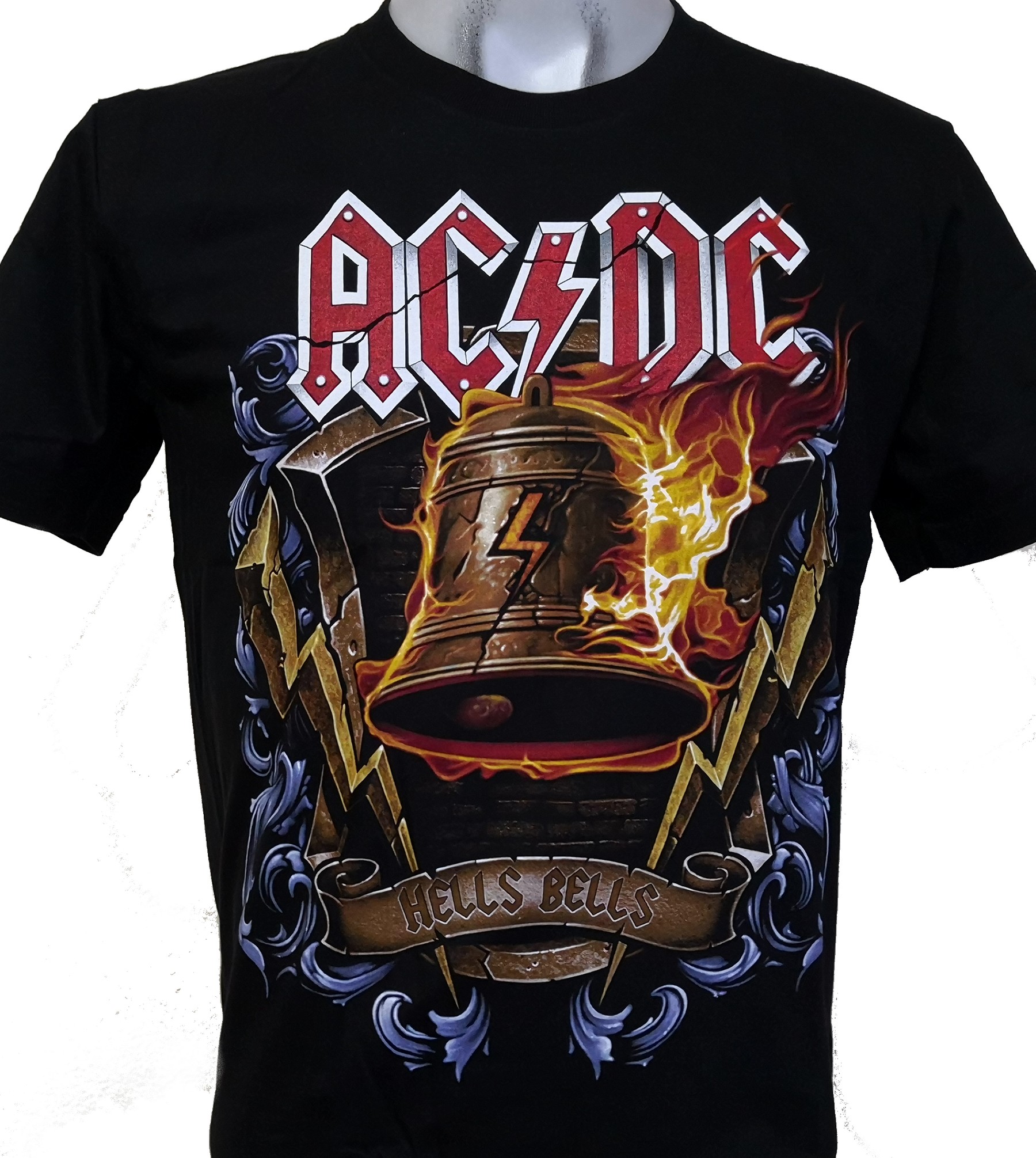 BABY/KID/TODDLER BLACK T-Shirt AC DC AC/DC Hells Bells 3 ROCK Unisex TEE