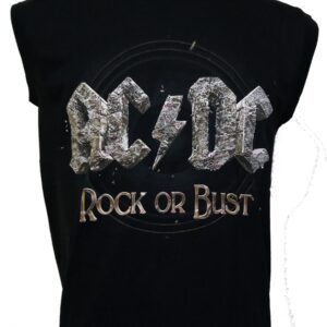 AC/DC sleeveless t-shirt Rock or Bust size S