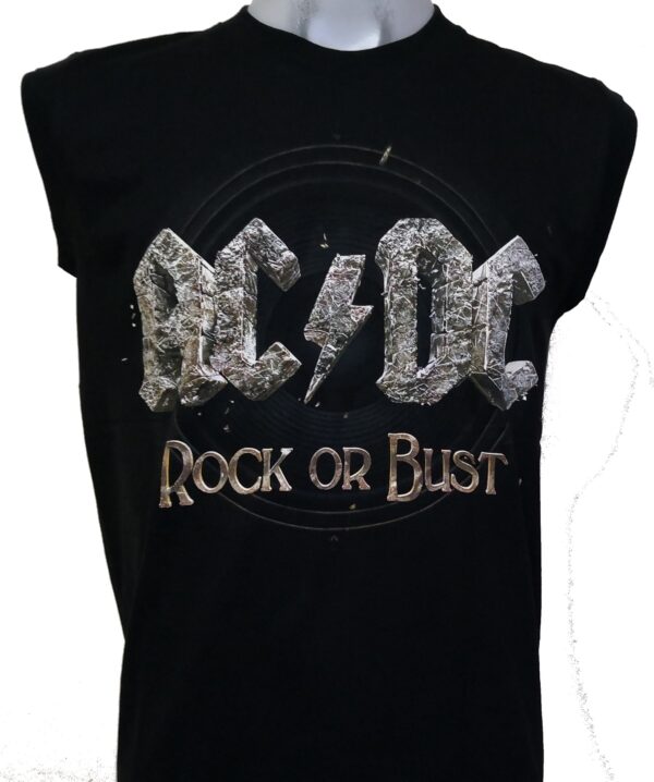AC/DC sleeveless t-shirt Rock or Bust size S